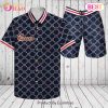 Louis Vuitton Logo Pattern Blue LV Hawaiian Shirt And Shorts