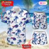 NFL Carolina Panthers Logo Pattern Hawaiian Shirt And Short
