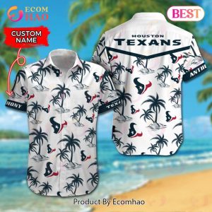 NFL Houston Texans Logo Pattern Hawaiian Shirt And Short