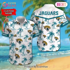 NFL Jacksonville Jaguars Logo Pattern Hawaiian Shirt And Short