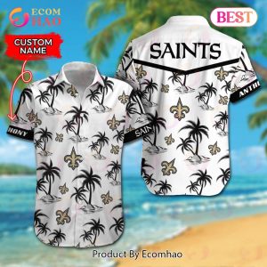 NFL New Orleans Saints Logo Pattern Hawaiian Shirt And Short