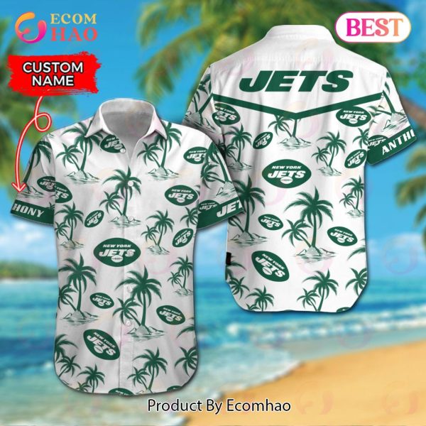 New York Jets Hawaiian Shirt And Short - Freedomdesign