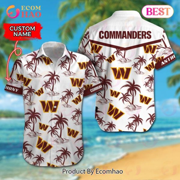 Washington Commanders NFL Logo Combo Hawaiian Shirt And Short Summer For  Men Women - Freedomdesign