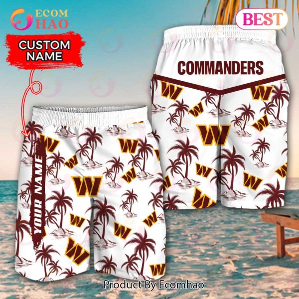 Washington Commanders NFL Logo Combo Hawaiian Shirt And Short Summer For  Men Women - Freedomdesign