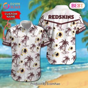 NFL Washington Redskins Logo Pattern Hawaiian Shirt And Short