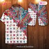 Louis Vuitton Logo Pattern Stripe LV Hawaiian Shirt And Shorts Louis Vuitton Logo Pattern Stripe LV Hawaiian Shirt And Shorts