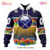 NHL Calgary Flames Special Autism Awareness Design 3D Hoodie NHL Calgary Flames Special Autism Awareness Design 3D Hoodie