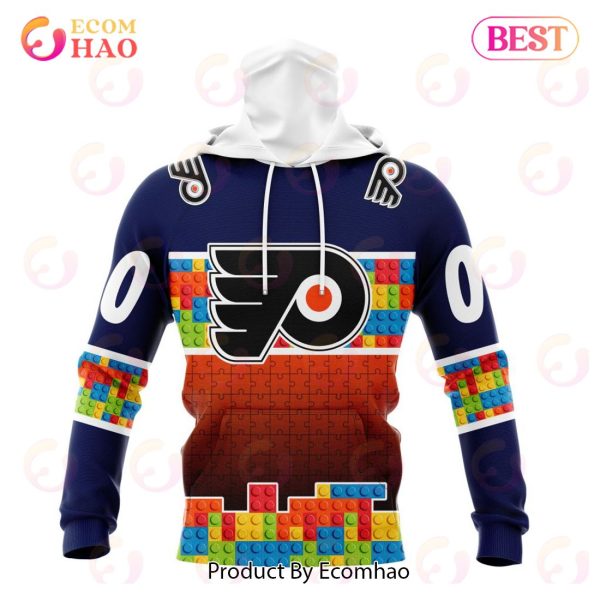 NHL Philadelphia Flyers Special Autism Awareness Design 3D Hoodie