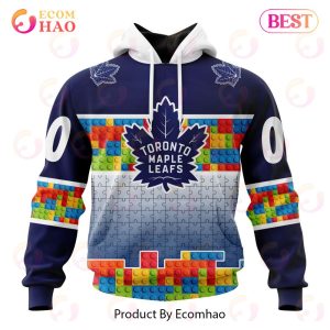 NHL Toronto Maple Leafs Special Autism Awareness Design 3D Hoodie