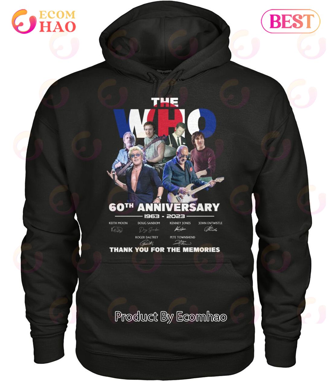 The Who 60th Anniversary 1963 – 2023 Thank You For The Memories T-Shirt