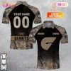 Personalized Camouflage AFL Gold Coast Suns Hunting Polo Shirt
