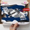 Gold Coast Titans Pattern Logo Custom Name Air Jordan 4 Shoes, Sneaker