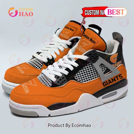 Greater Western Sydney Giants Logo Personalized Air Jordan 4 Shoes, Sneaker