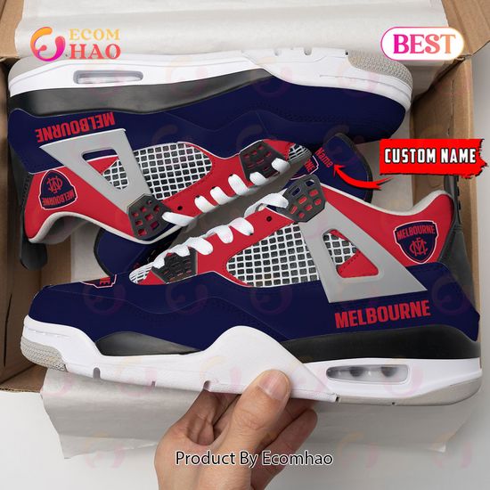 Melbourne Football Club Logo Personalized Air Jordan 4 Shoes, Sneaker