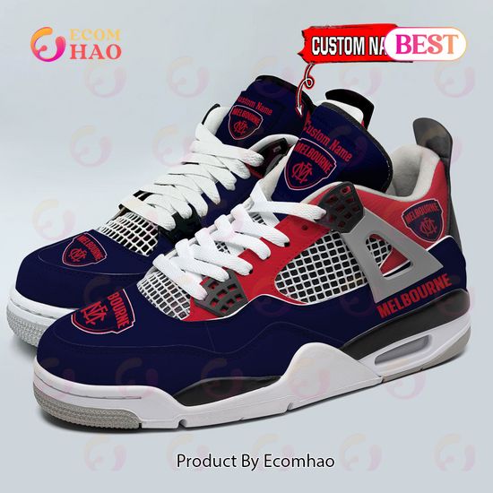 Melbourne Football Club Logo Personalized Air Jordan 4 Shoes, Sneaker