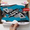 Penrith Panthers Pattern Logo Custom Name Air Jordan 4 Shoes, Sneaker