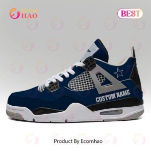 Custom Name NFL Dallas Cowboys Personalized Air Jordan 4 Shoes, Sneaker