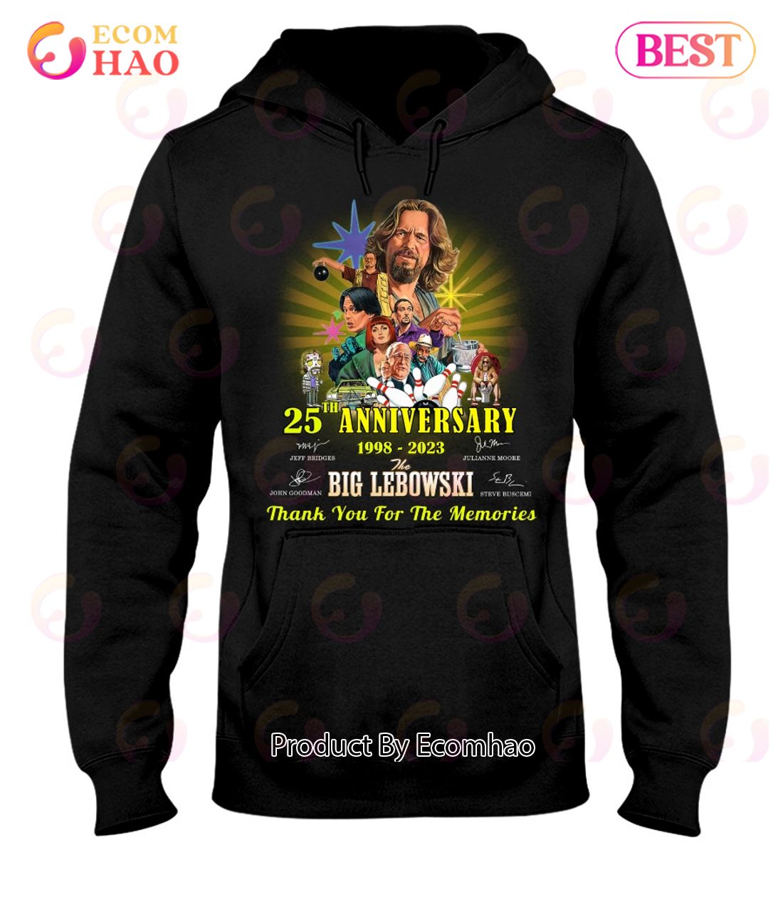 25th Anniversary 1998 – 2023 Big Lebowski Thank You For The Memories T-Shirt