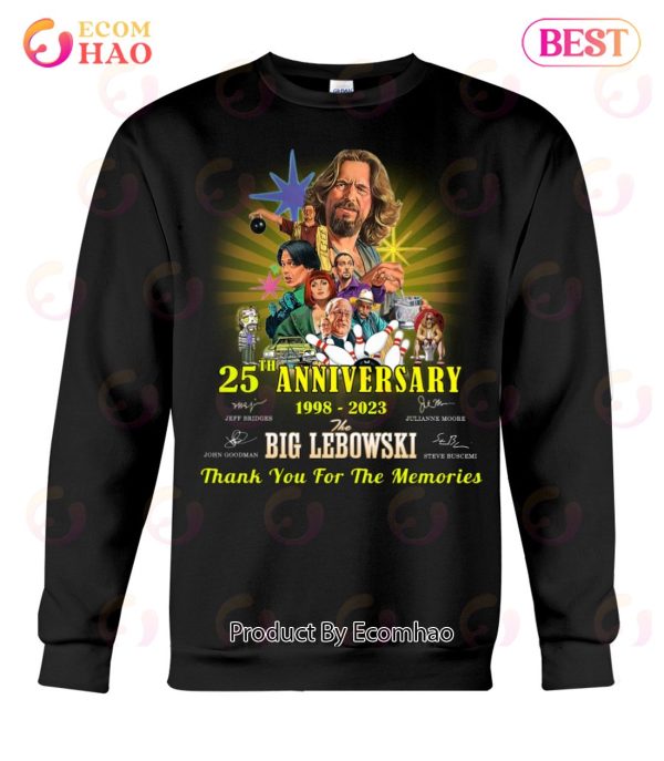 25th Anniversary 1998 – 2023 Big Lebowski Thank You For The Memories T-Shirt