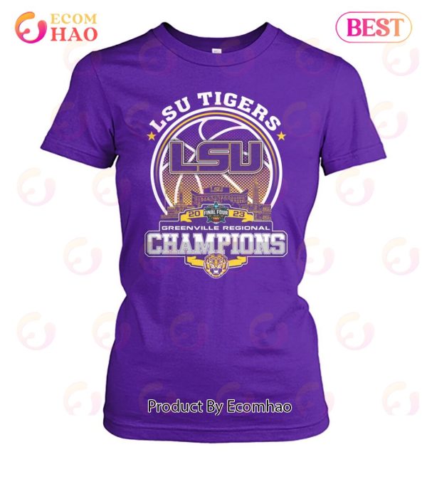 LSU Tigers Final Tour 2023 Greenville Regional Champions T-Shirt