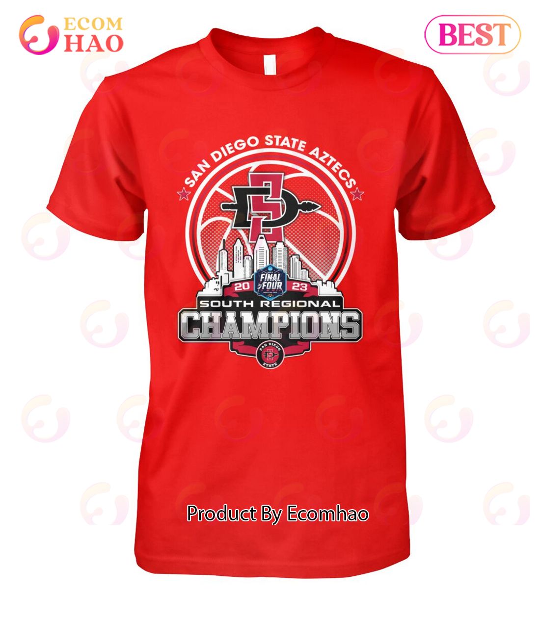 San Diego State Aztecs Final Tour 2023 South Regional Champions T-Shirt