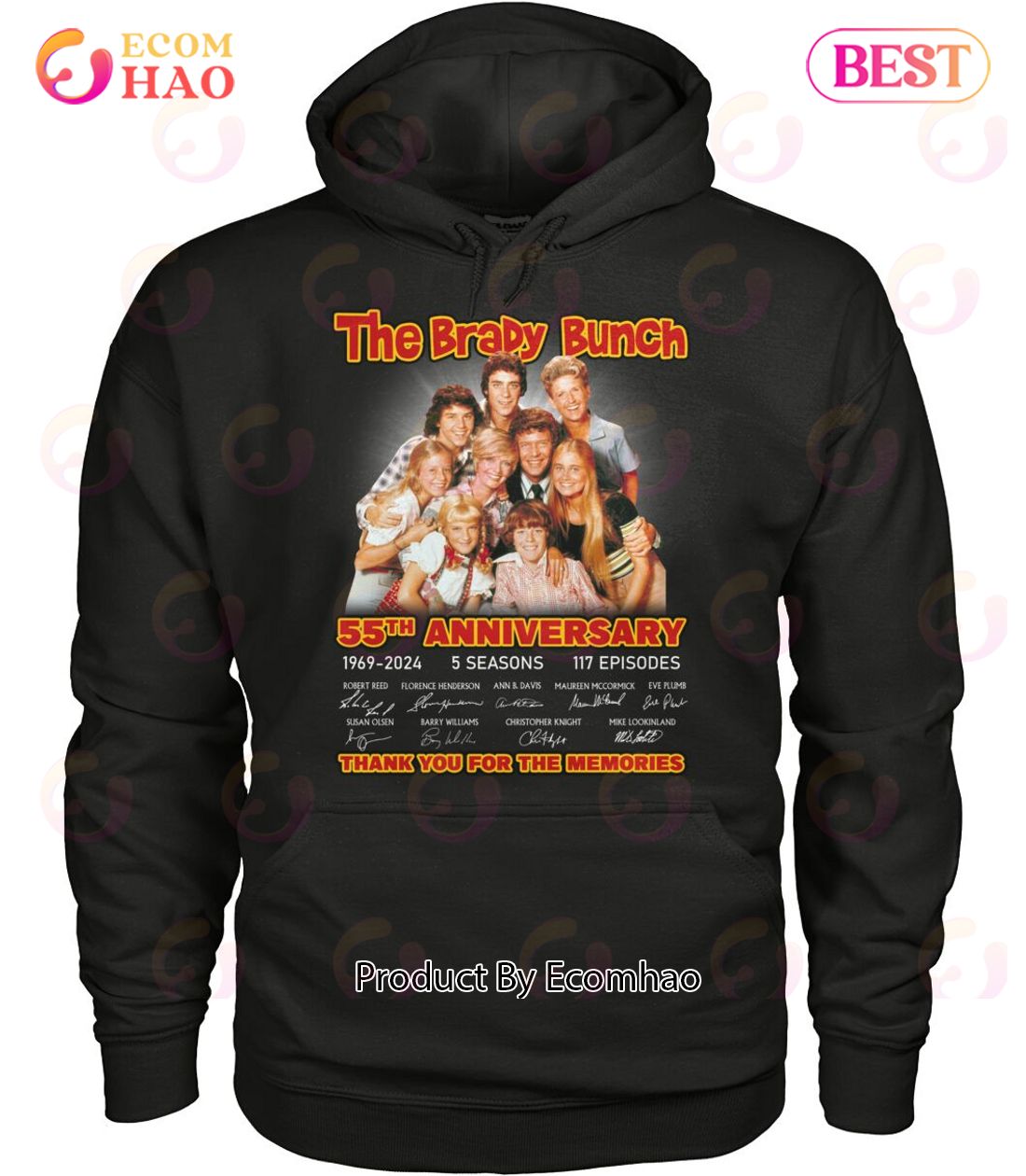 The Brady Bunch 55th Anniversary 1969 – 2024 Thank You For The Memories T-Shirt