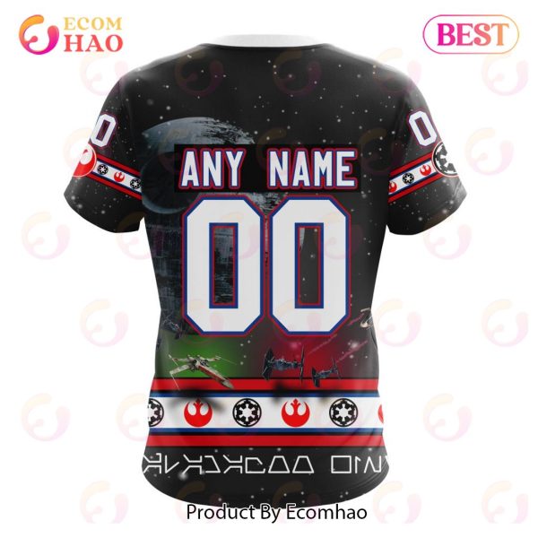 NHL Calgary Flames Special Star Wars Design 3D Hoodie