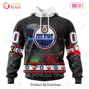 NHL Edmonton Oilers Special Star Wars Design 3D Hoodie
