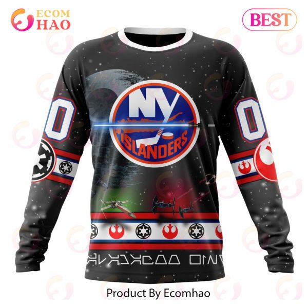 NHL New York Islanders Special Star Wars Design 3D Hoodie