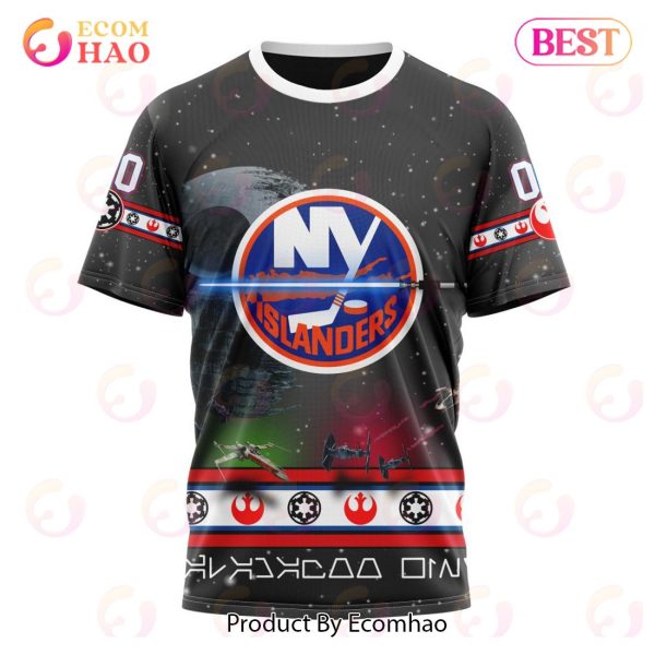 NHL New York Islanders Special Star Wars Design 3D Hoodie