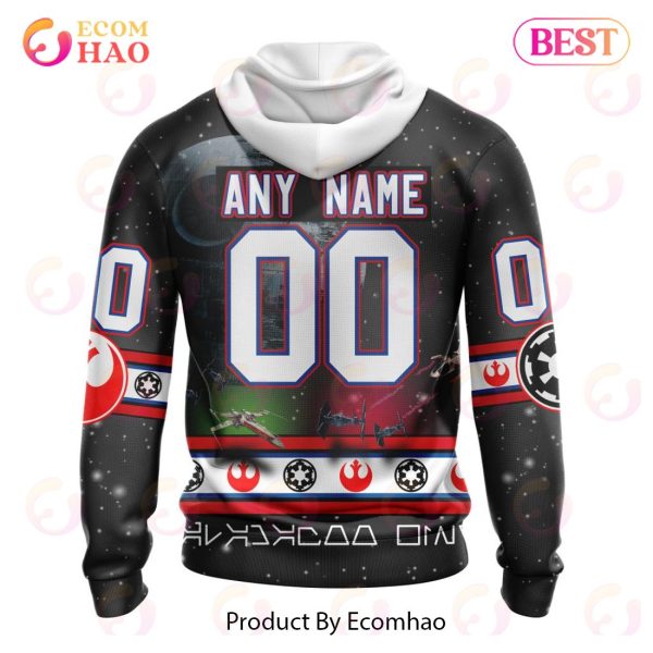 NHL New York Rangers Special Star Wars Design 3D Hoodie
