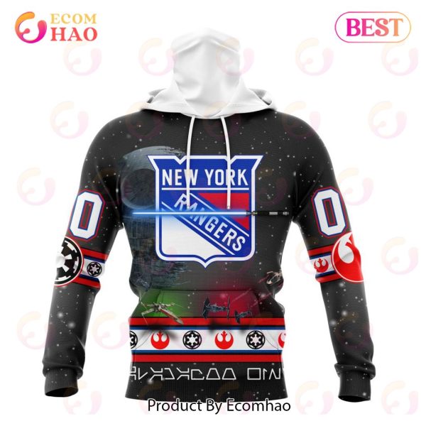 NHL New York Rangers Special Star Wars Design 3D Hoodie