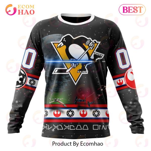 NHL Pittsburgh Penguins Special Star Wars Design 3D Hoodie