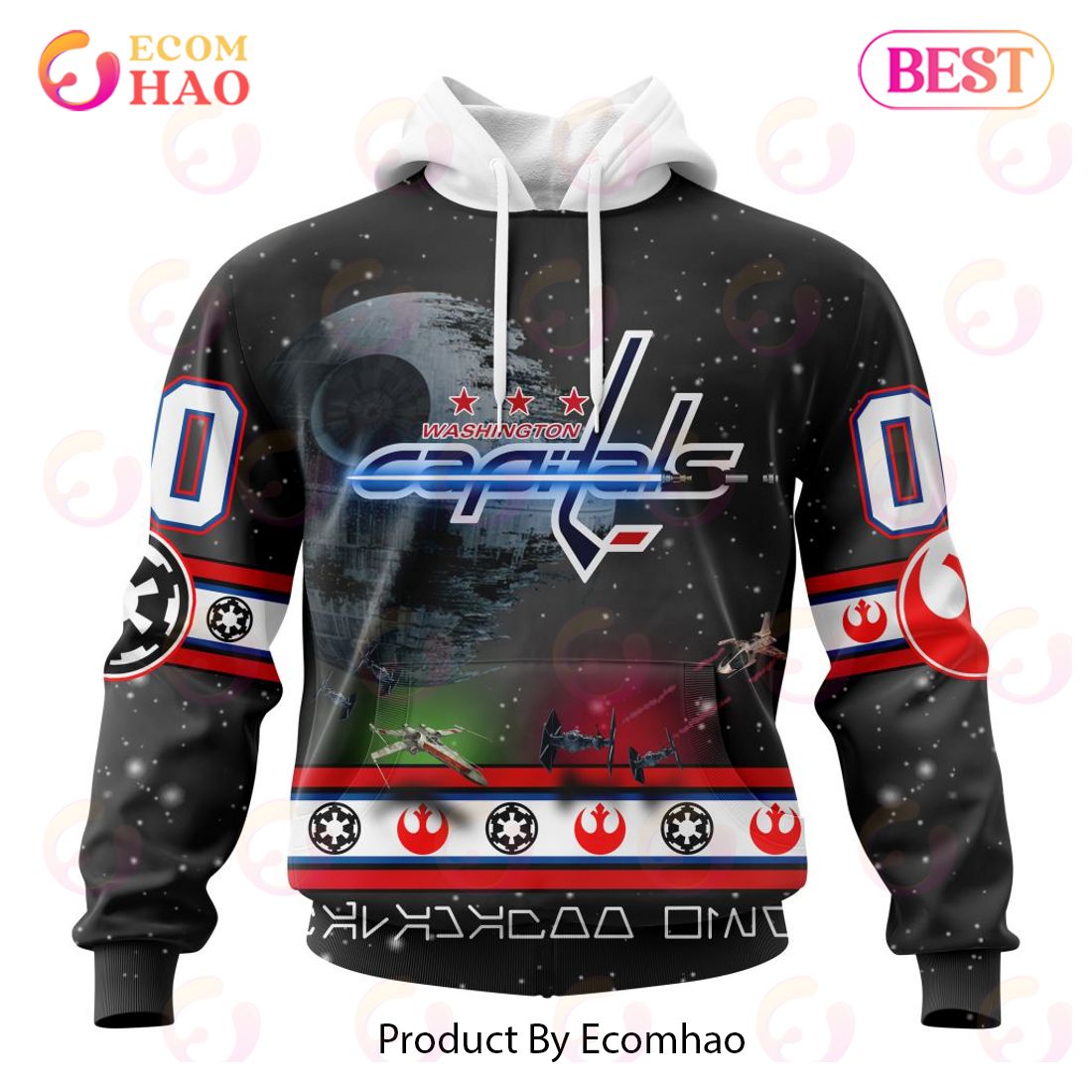 NHL Vancouver Canucks Special Star Wars Design 3D Hoodie