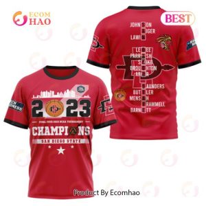 Final Tour 2023 NCAA Tournament Champions San Diego State T-Shirt