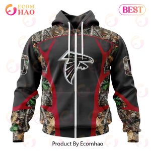 NFL Atlanta Falcons Special Camo Hunting Design 3D Hoodie