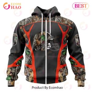 NFL Cleveland Browns Special Camo Hunting Design 3D Hoodie