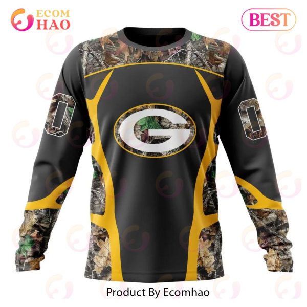 NFL Green Bay Packers Special Camo Hunting Design 3D Hoodie