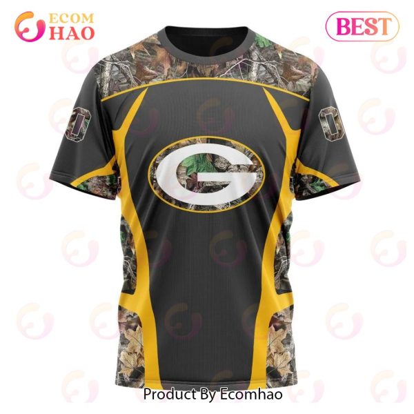 NFL Green Bay Packers Special Camo Hunting Design 3D Hoodie