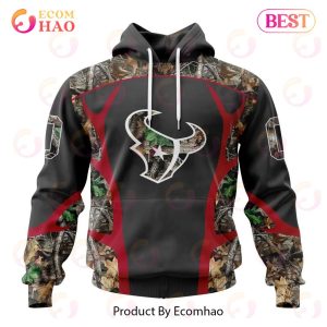 NFL Houston Texans Special Camo Hunting Design 3D Hoodie