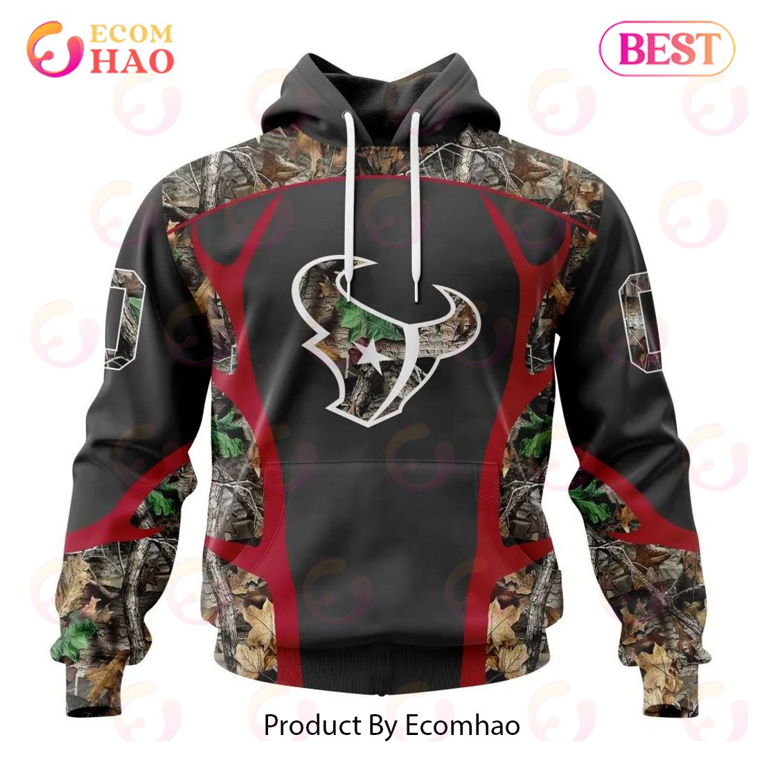 NFL Kansas City Chiefs Special Camo Hunting Design 3D Hoodie