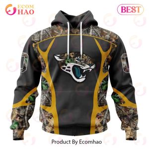 NFL Jacksonville Jaguars Special Camo Hunting Design 3D Hoodie