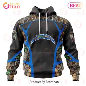 NFL Los Angeles Chargers Special Camo Hunting Design 3D Hoodie