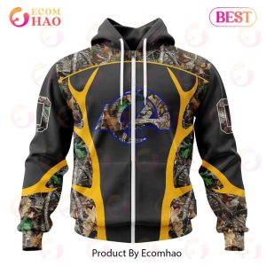 NFL Los Angeles Rams Special Camo Hunting Design 3D Hoodie