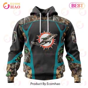NFL Miami Dolphins Special Camo Hunting Design 3D Hoodie