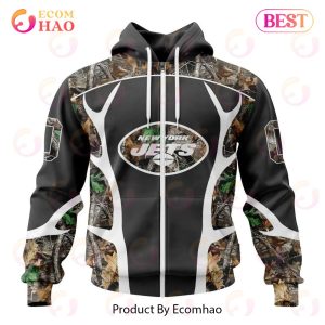 NFL New York Jets Special Camo Hunting Design 3D Hoodie
