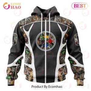 NFL Pittsburgh Steelers Special Camo Hunting Design 3D Hoodie
