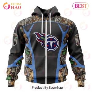 NFL Tennessee Titans Special Camo Hunting Design 3D Hoodie