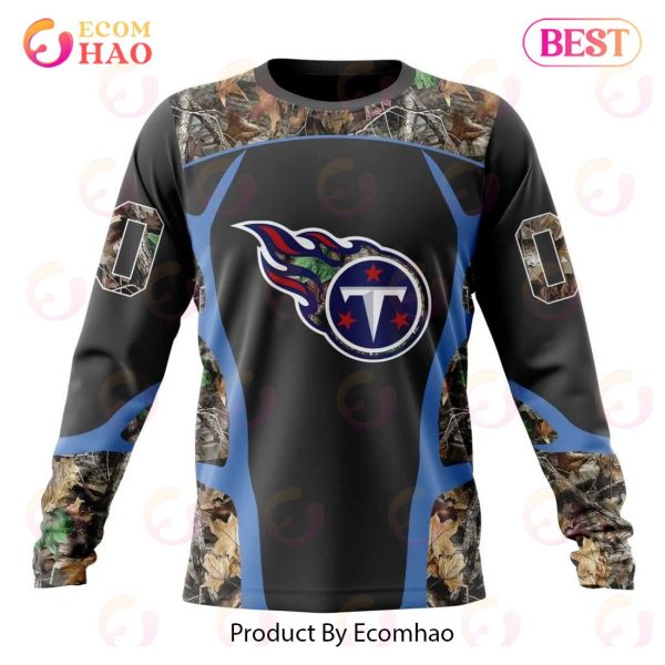 NFL Tennessee Titans Special Camo Hunting Design 3D Hoodie