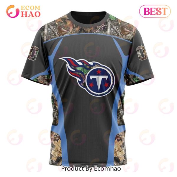 NFL Tennessee Titans Special Camo Hunting Design 3D Hoodie